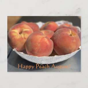 Happy Peach August! Briefkaart