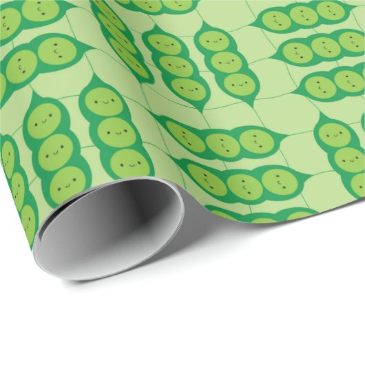Happy Peapods Cadeaupapier (Rol Hoek)