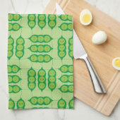 Happy Peapods Theedoek (Quarter Fold)