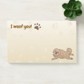 Happy Pekingese Hondenliefhebber I Woof You Paws Post-it® Notes (Kantoor)