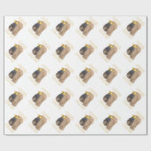 Happy Pekingese King Cadeaupapier (Vlak)