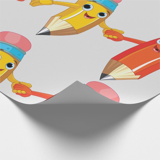 Happy Pencils Cadeaupapier