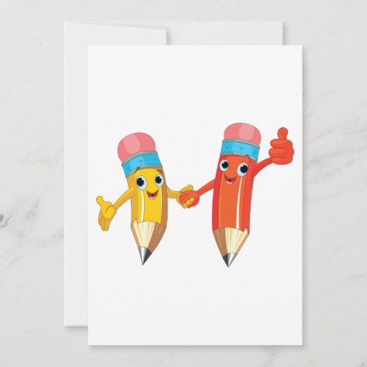 Happy Pencils Kaart (Voorkant)