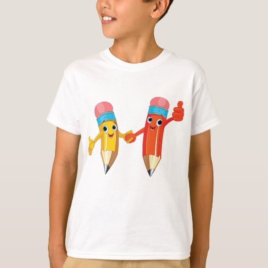 Happy Pencils T-shirt (Voorkant)