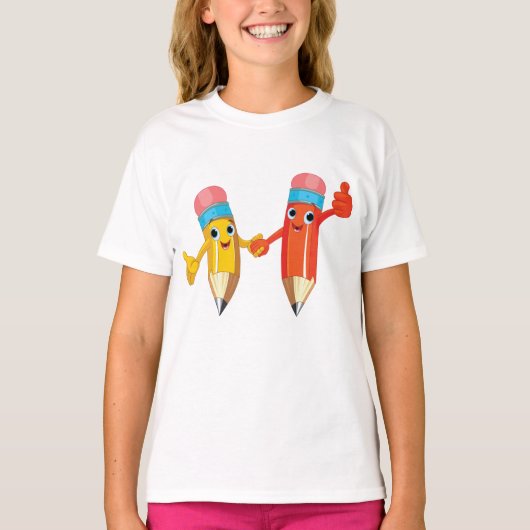 Happy Pencils T-shirt (Voorkant)