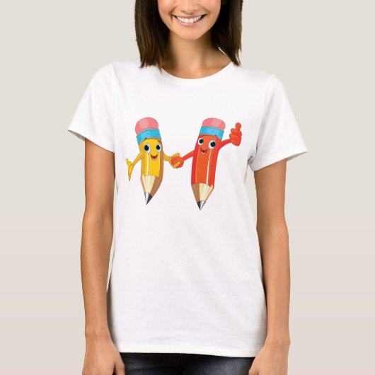 Happy Pencils T-shirt (Voorkant)
