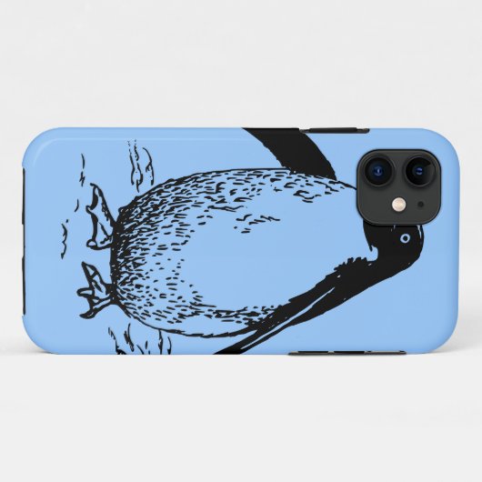 Happy Penguin Case-Mate iPhone Case (Achterkant (horizontaal))