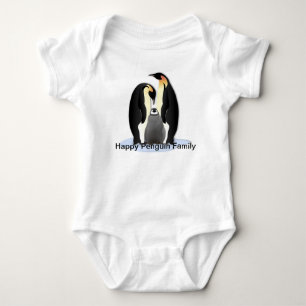Happy Penguin Family Baby Shirt