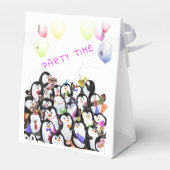 Happy Penguin Favoriete Boxen Bedankdoosjes (Achterkant)