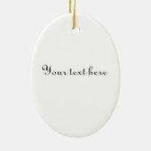 Happy Penguin Keramisch Ornament (Achterkant)