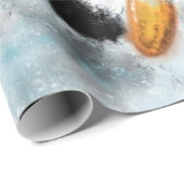 Happy Penguin - Kerstmis Cadeaupapier (Rol Hoek)