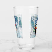 Happy Penguin - Kerstmis Glas (Links)