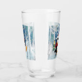 Happy Penguin - Kerstmis Glas (Rechts)