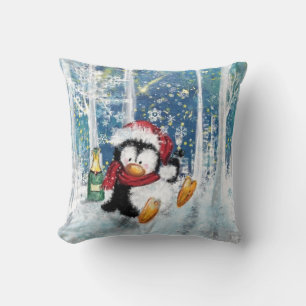 Happy Penguin - Kerstmis Kussen