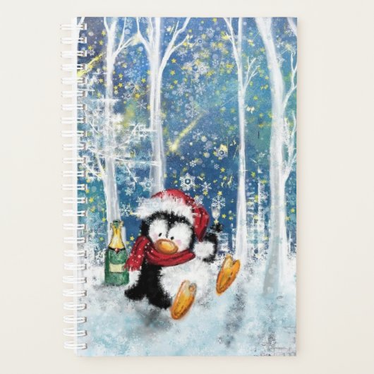 Happy Penguin - Kerstmis Planner (Voorkant)