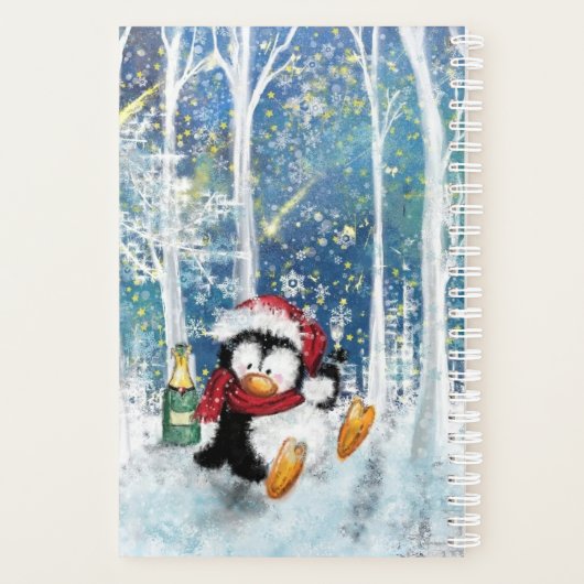 Happy Penguin - Kerstmis Planner (Achterkant)