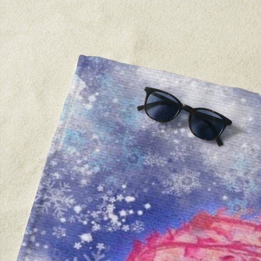 Happy Penguin - Kerstmis - Strandlaken (In situ)