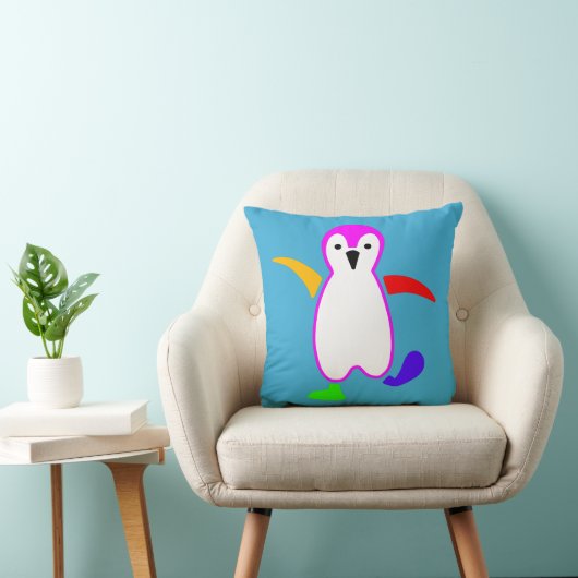 Happy Penguin Kussen (Stoel)