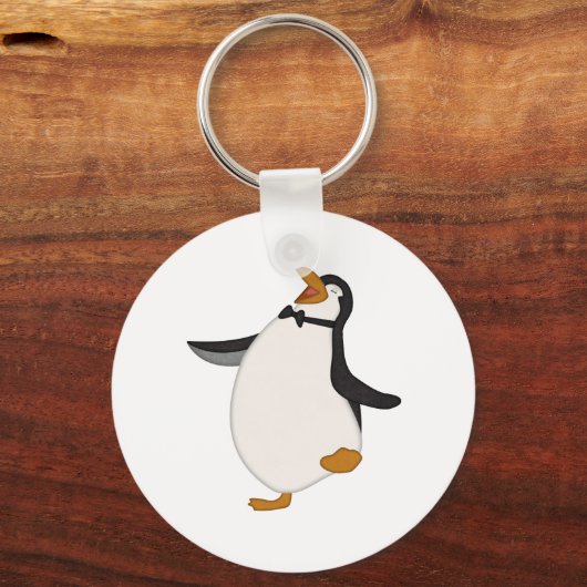 Happy Penguin Sleutelhanger (Voorkant)