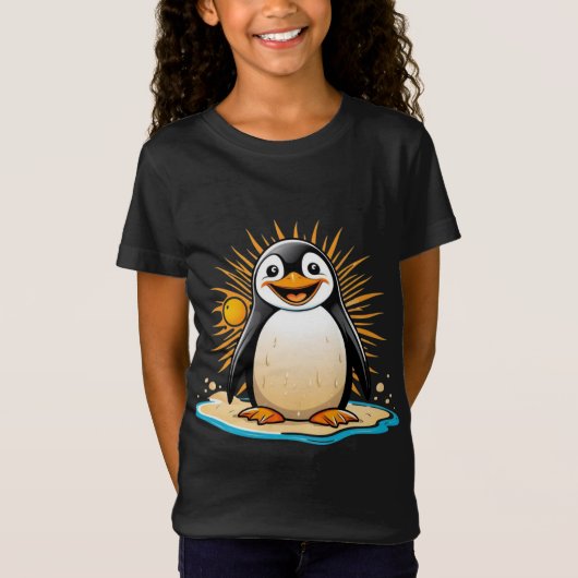 Happy Penguin T-shirt (Voorkant)