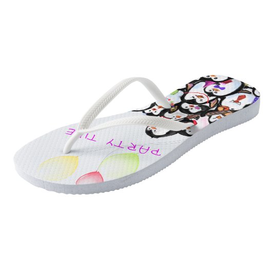 Happy Penguin Teenslippers (Schuin)