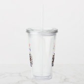 Happy Penguins Acryl Tumbler Drinkbeker (Rechts)