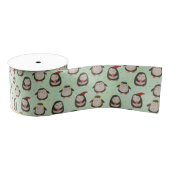 Happy Penguins die kerstmannetjes met oorsuizen dr Grosgrain Lint (Spoel)