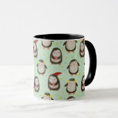 Happy Penguins die kerstmannetjes met oorsuizen dr Mok (Voorkant rechts)