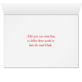 Happy Penguins kerstKaart (Binenzijde Horizontaal (Onderkant))