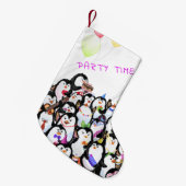 Happy Penguins Kerstkous Kleine Kerstsok (Voorkant (Hangend))