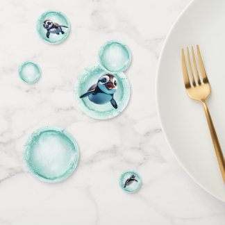 Happy Penguins Tafel Confetti