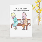 HAPPY PENSIOEN KAART - OUD PAAR (Gele Bloem)