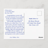 Happy pensioen opa golf thema briefkaart (Achterkant)