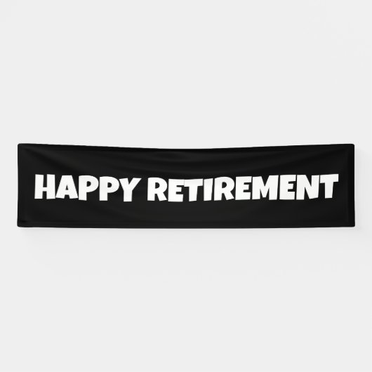 HAPPY PENSIONERING BANNER (Horizontaal)