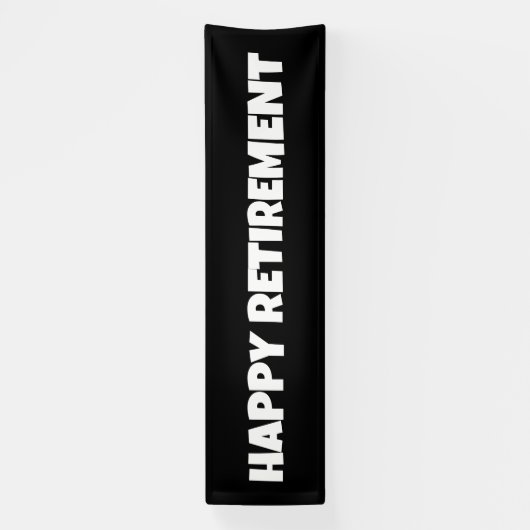HAPPY PENSIONERING BANNER (Verticaal)