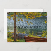 HAPPY PENSIONERING BRIEFKAART (Voorkant / Achterkant)