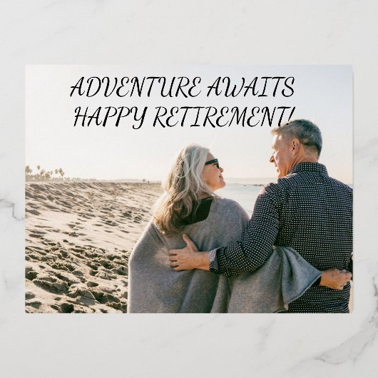 HAPPY PENSIONERING BRIEFKAART (Voorkant)