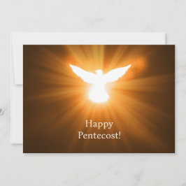Happy Pentecost Feestdagenkaart