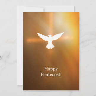 Happy Pentecost Feestdagenkaart