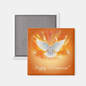 Happy Pentecost van Jenny McLaughlin Magneet (Voorkant / Achterkant)