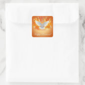 Happy Pentecost van Jenny McLaughlin Vierkante Sticker (Tas)