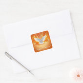 Happy Pentecost van Jenny McLaughlin Vierkante Sticker (Envelop)