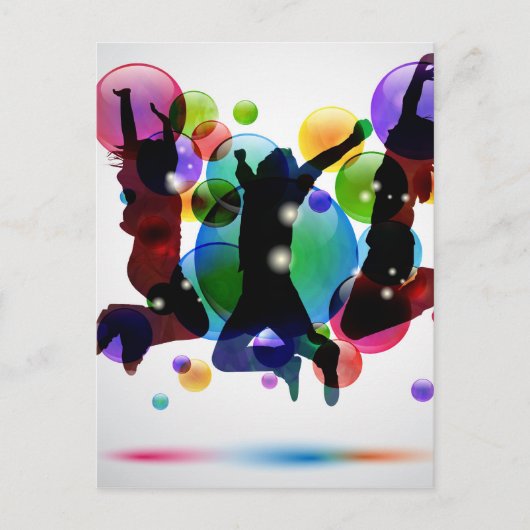 Happy People Briefkaart (Voorkant)