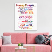 Happy People Canvas Afdruk (Insitu (Woonkamer))