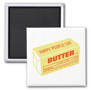 Happy People eet Butter (rood) Magneet