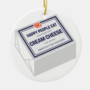 Happy People eet Cream Cheese Keramisch Ornament