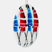 Happy People Masai Warriors Walking Art Print Keramisch Ornament (Rechts)