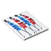 Happy People Masai Warriors Walking Art Print Notitieblok (Schuin)