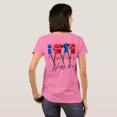Happy People Masai Warriors Walking Art Print T-shirt (Achterkant volledig)