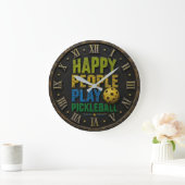Happy People Play Pickleball Grote Klok (Huis)